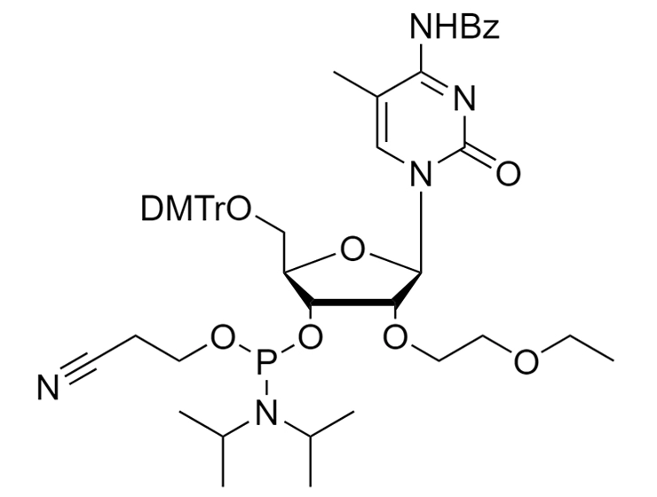 2'-O-EOE-5-Me-rC(Bz) Phosphoramidite