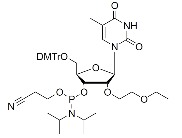 2'-O-EOE-5-Me-rU Phosphoramidite