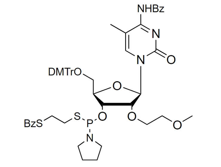 2'-O-MOE-5-Me-rC(Bz)-3'-PS Phosphoramidite