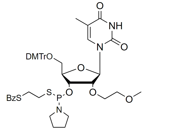 2'-O-MOE-5-Me-rU-3'-PS Phosphoramidite