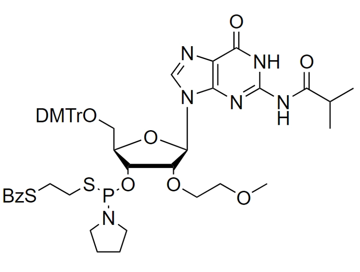 2'-O-MOE-rG(ibu)-3'-PS Phosphoramidite